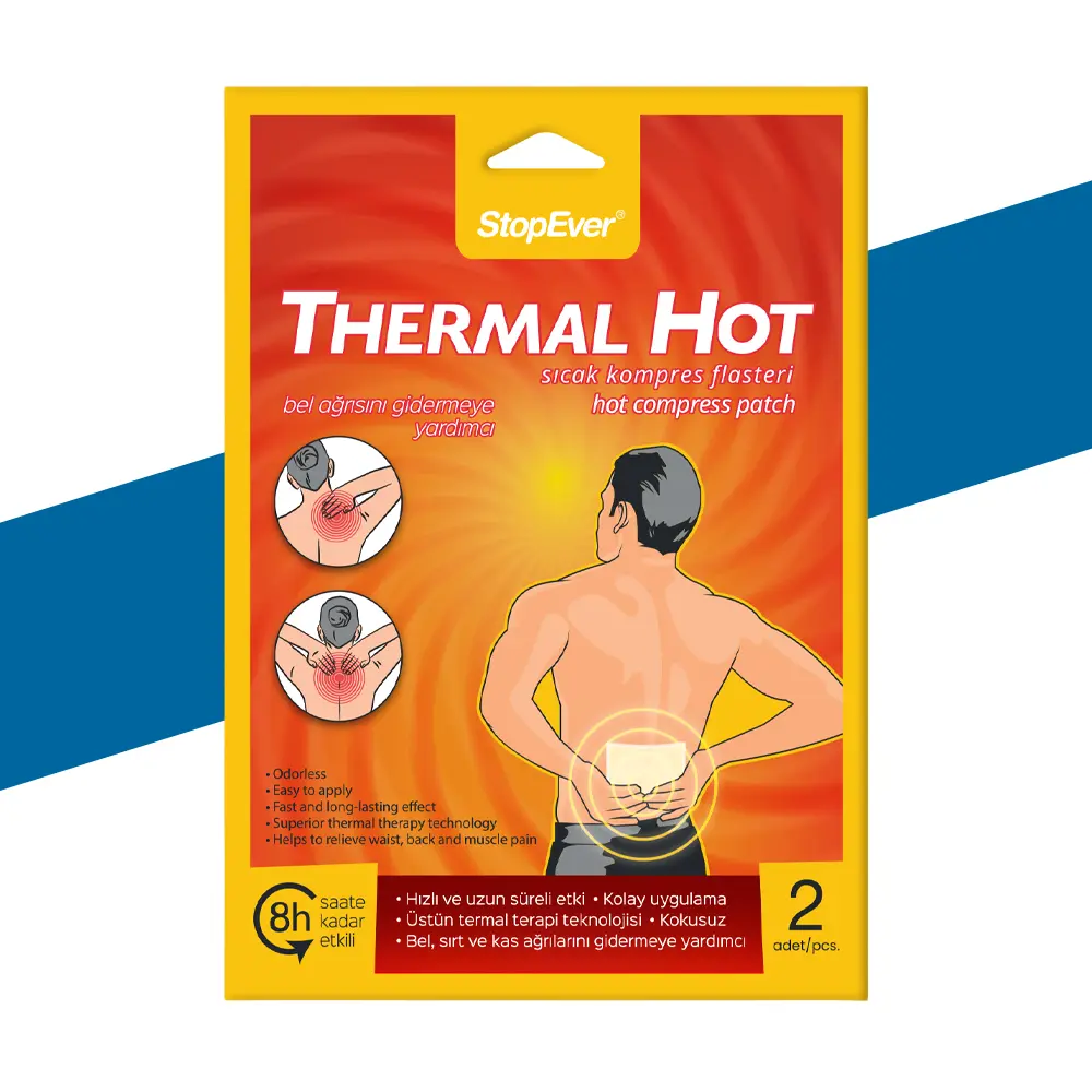 اللصاقات الحرارية للعضلات والمفاصل - StopEver Thermal Hot Plaster