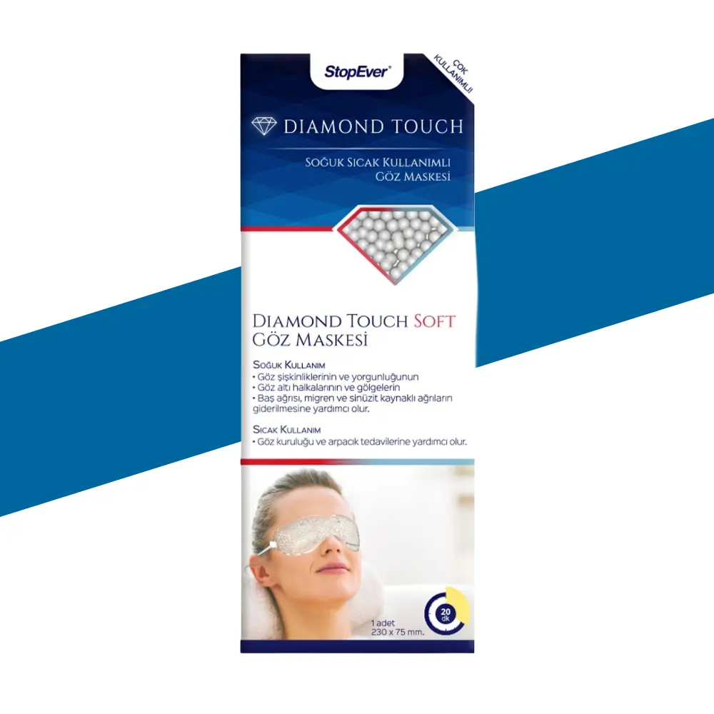 قناع العين العلاجي المريح (حار وبارد) - StopEver Diamond Touch Soft Eye Mask