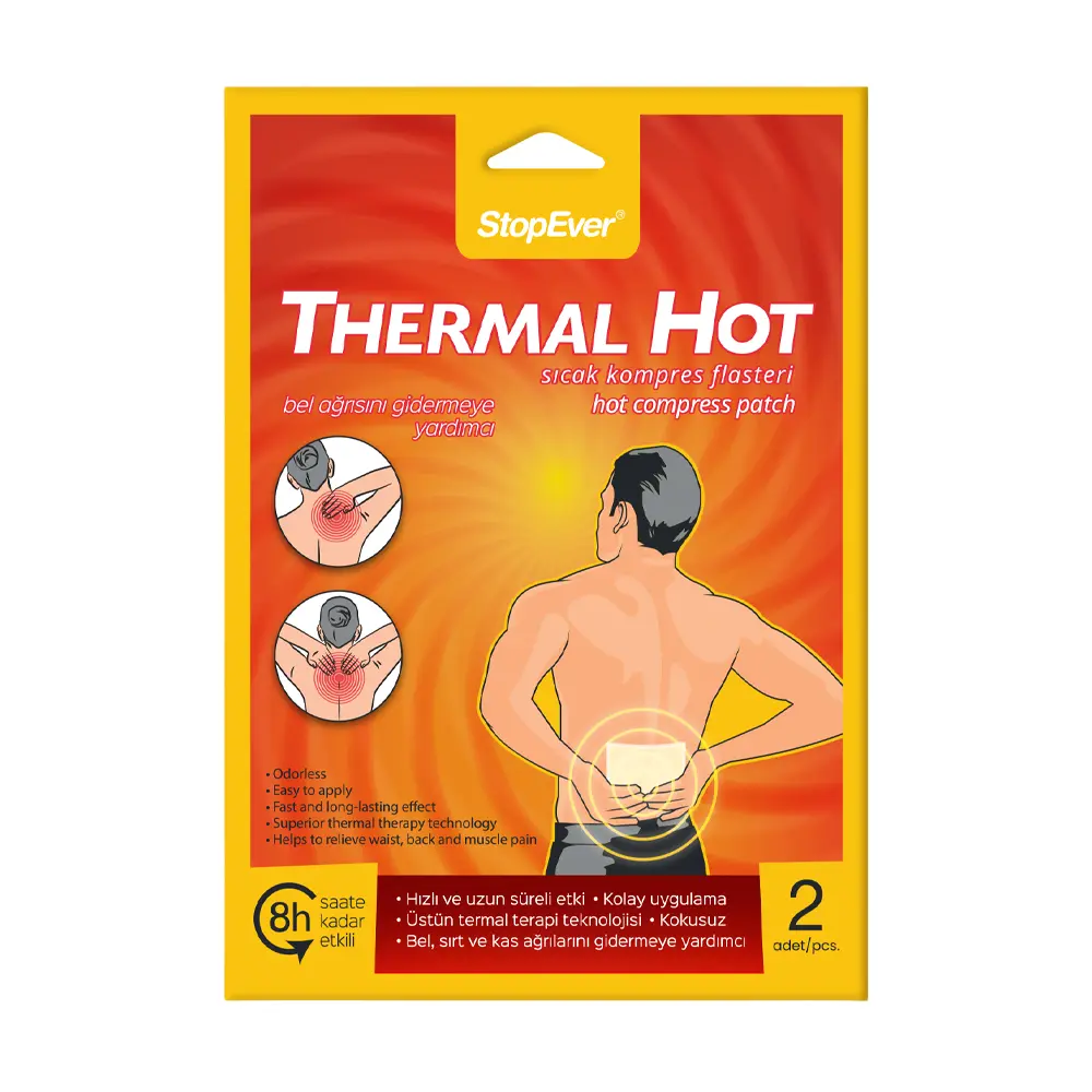 اللصاقات الحرارية للعضلات والمفاصل - StopEver Thermal Hot Plaster