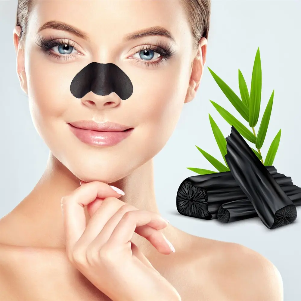 لصاقات الأنف بالفحم لإزالة الرؤوس السوداء - StopEver Charcoal Pore Strip