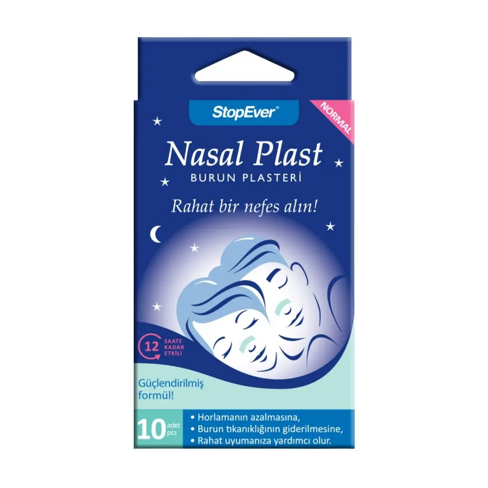لصاقات الأنف لتوسيع مجرى التنفس (الحجم العادي) - StopEver Nasal Plast