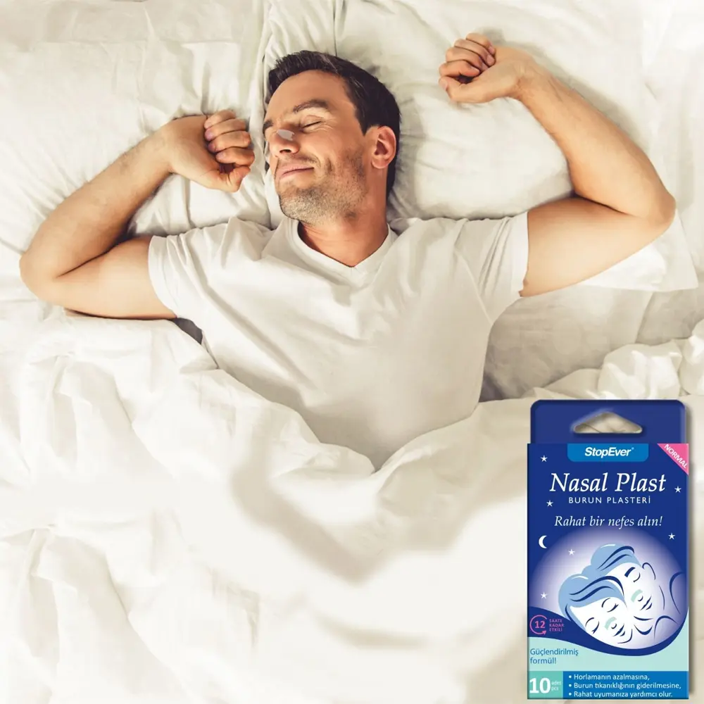 لصاقات الأنف لتوسيع مجرى التنفس (الحجم العادي) - StopEver Nasal Plast